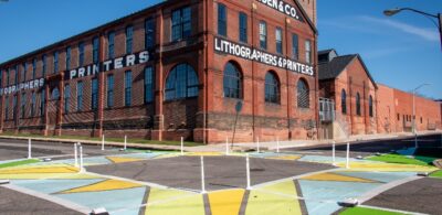 The Zipper® system on a Public Art project in Baltimore City, Maryland.